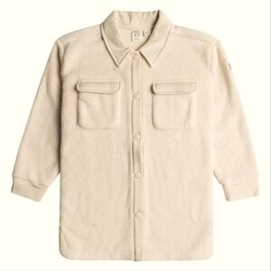Roxy Girls' Sweet Melancholy Shacket "Tapioca" XL NWT